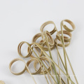 bamboo disposable knot skewers barbecue sticks for wholesale